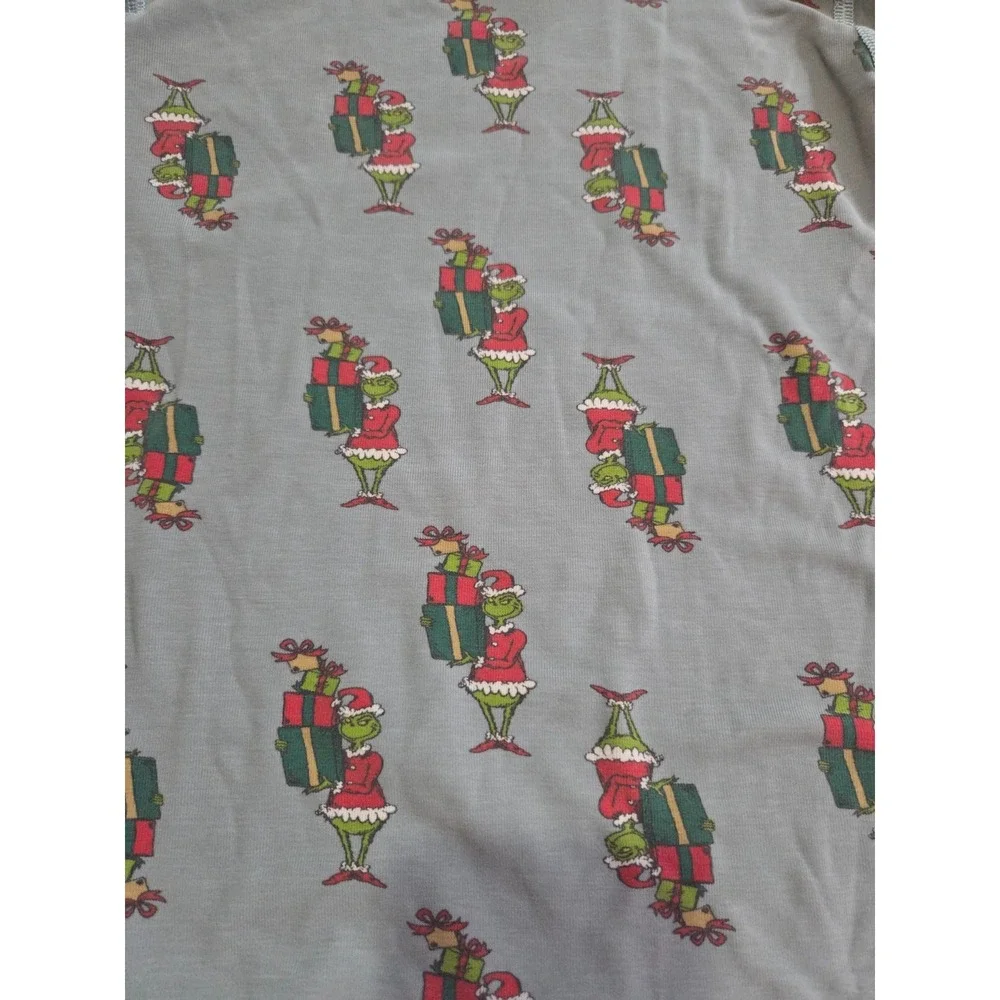 Hanna Andersson Hannasoft Grinch Christmas Pajamas Kids Boys 120 US 6-7